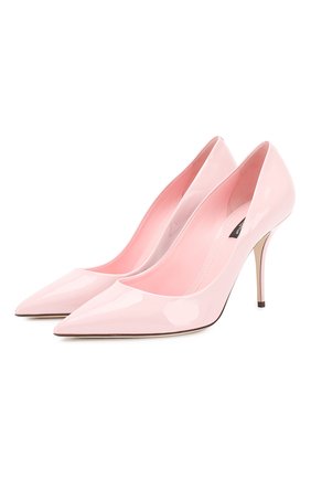 Женская кожаные туфли cardinale DOLCE & GABBANA светло-розового цвета по цене 44400 руб., арт. CD1495/A1471 | Фото 1 Женская кожаные туфли cardinale DOLCE & GABBANA светло-розового цвета, арт. CD1495/A1471 | Фото 1