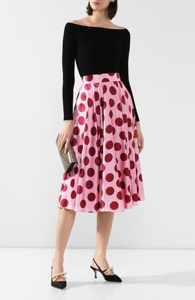 Женская пуловер из вискозы DOLCE & GABBANA черного цвета по цене 56750 руб., арт. FX661T/JAMS9 | Фото 2 Женская пуловер из вискозы DOLCE & GABBANA черного цвета, арт. FX661T/JAMS9 | Фото 2