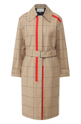 Женский плащ с поясом 3.1 PHILLIP LIM бежевого цвета по цене 99600 руб., арт. E201-8918DYT | Фото 1 Женский плащ с поясом 3.1 PHILLIP LIM бежевого цвета, арт. E201-8918DYT | Фото 1