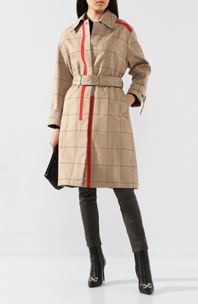 Женский плащ с поясом 3.1 PHILLIP LIM бежевого цвета по цене 99600 руб., арт. E201-8918DYT | Фото 2 Женский плащ с поясом 3.1 PHILLIP LIM бежевого цвета, арт. E201-8918DYT | Фото 2