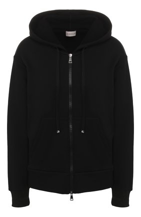 Женский хлопковая толстовка MONCLER черного цвета по цене 41500 руб., арт. F1-093-8G703-00-V8101 | Фото 1 Женский хлопковая толстовка MONCLER черного цвета, арт. F1-093-8G703-00-V8101 | Фото 1