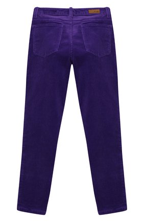 Детского вельветовые брюки POLO RALPH LAUREN фиолетового цвета по цене 5885 руб., арт. 312750891 | Фото 2 Детского вельветовые брюки POLO RALPH LAUREN фиолетового цвета, арт. 312750891 | Фото 2