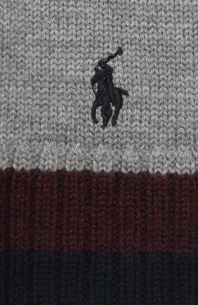 Детский шерстяной шарф POLO RALPH LAUREN серого цвета по цене 4305 руб., арт. 323751652 | Фото 2 Детский шерстяной шарф POLO RALPH LAUREN серого цвета, арт. 323751652 | Фото 2
