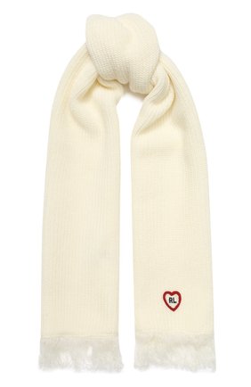 Детский шарф POLO RALPH LAUREN белого цвета по цене 4160 руб., арт. 312751619 | Фото 1 Детский шарф POLO RALPH LAUREN белого цвета, арт. 312751619 | Фото 1