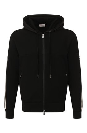 Мужская хлопковая толстовка MONCLER черного цвета по цене 49900 руб., арт. F1-091-8G702-00-V8104 | Фото 1 Мужская хлопковая толстовка MONCLER черного цвета, арт. F1-091-8G702-00-V8104 | Фото 1