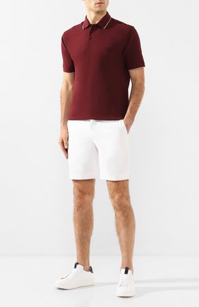 Мужское хлопковое поло Z ZEGNA бордового цвета по цене 13900 руб., арт. VU360/ZZ661 | Фото 2 Мужское хлопковое поло Z ZEGNA бордового цвета, арт. VU360/ZZ661 | Фото 2