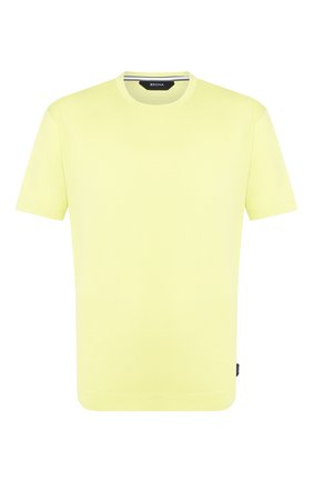 Мужская хлопковая футболка Z ZEGNA желтого цвета по цене 13050 руб., арт. VU372/ZZ650 | Фото 1 Мужская хлопковая футболка Z ZEGNA желтого цвета, арт. VU372/ZZ650 | Фото 1