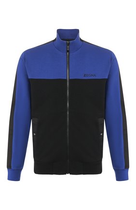 Мужской хлопковая толстовка Z ZEGNA синего цвета по цене 38500 руб., арт. VU458/ZZ894B | Фото 1 Мужской хлопковая толстовка Z ZEGNA синего цвета, арт. VU458/ZZ894B | Фото 1 (Длина (для топов): Стандартные; Материал внешний: Хлопок; Рукава: Длинные; Статус проверки: Проверена категория; Мужское Кросс-КТ: Толстовка-одежда; Стили: Спорт-шик)