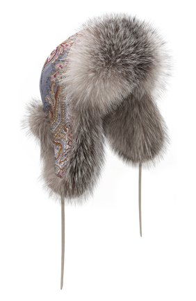 Женская шапка-ушанка из меха песца FURLAND серого цвета по цене 44220 руб., арт. 0194803310010600209 | Фото 1 Женская шапка-ушанка из меха песца FURLAND серого цвета, арт. 0194803310010600209 | Фото 1