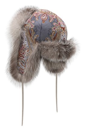 Женская шапка-ушанка из меха песца FURLAND серого цвета по цене 44220 руб., арт. 0194803310010600209 | Фото 2 Женская шапка-ушанка из меха песца FURLAND серого цвета, арт. 0194803310010600209 | Фото 2