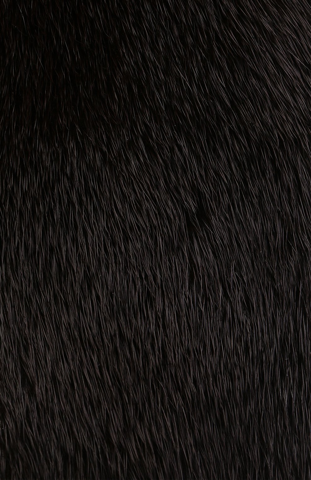 Женская шапка-ушанка из меха норки FURLAND темно-коричневого цвета, арт. 0217500110034300000 | Фото 3 (Материал: Натуральный мех)