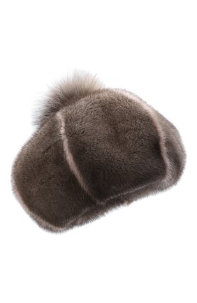 Женский берет из меха норки FURLAND серого цвета по цене 51700 руб., арт. 0170900110206600939 | Фото 1 Женский берет из меха норки FURLAND серого цвета, арт. 0170900110206600939 | Фото 1