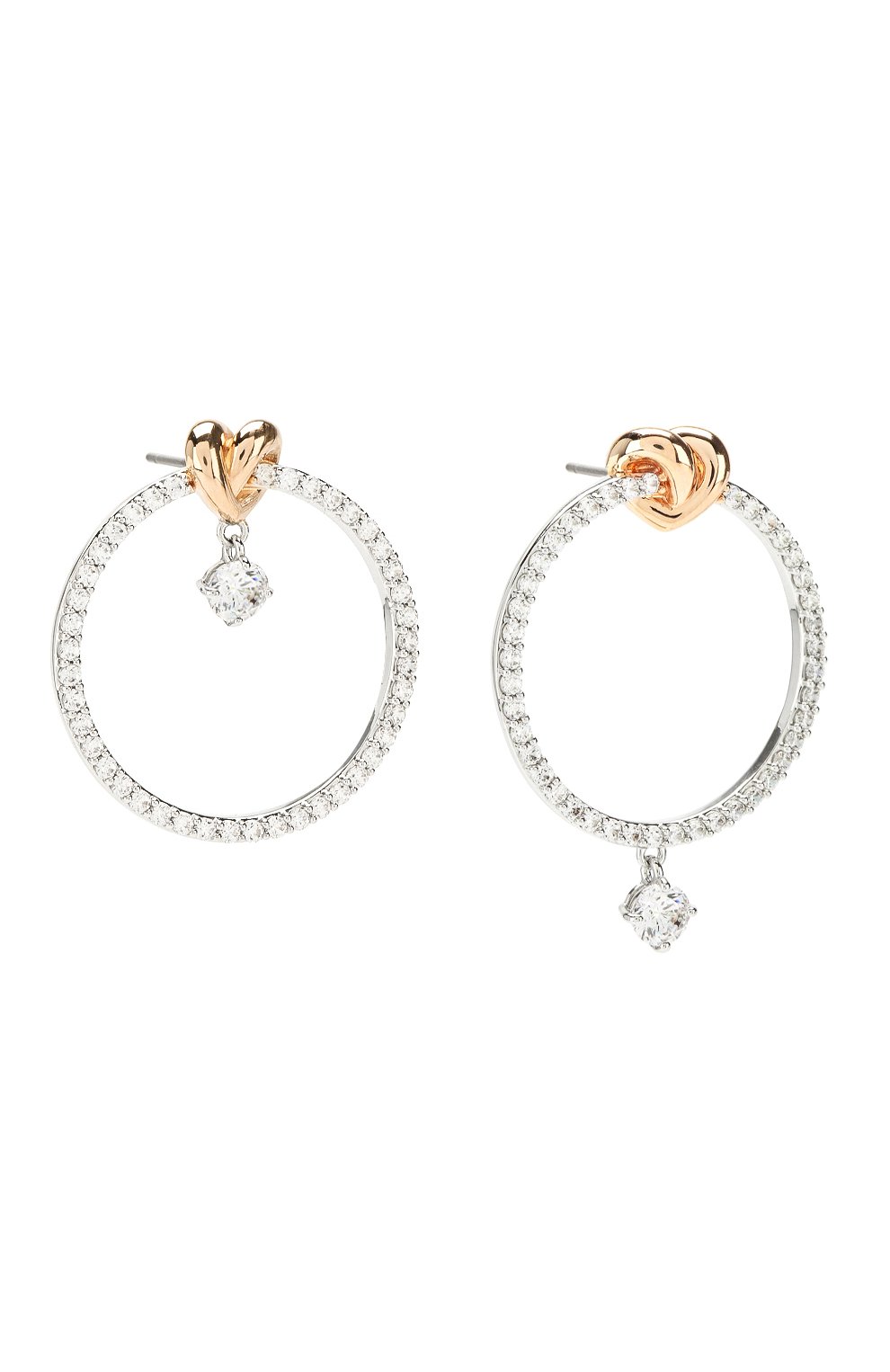 Женские серьги lifelong heart SWAROVSKI серебряного цвета по цене 7980 руб., арт. 5517933 | Фото 3 Женские серьги lifelong heart SWAROVSKI серебряного цвета, арт. 5517933 | Фото 3