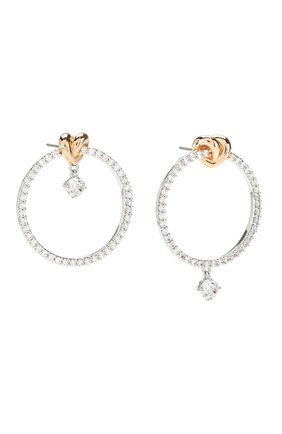 Женские серьги lifelong heart SWAROVSKI серебряного цвета по цене 7980 руб., арт. 5517933 | Фото 3 Женские серьги lifelong heart SWAROVSKI серебряного цвета, арт. 5517933 | Фото 3