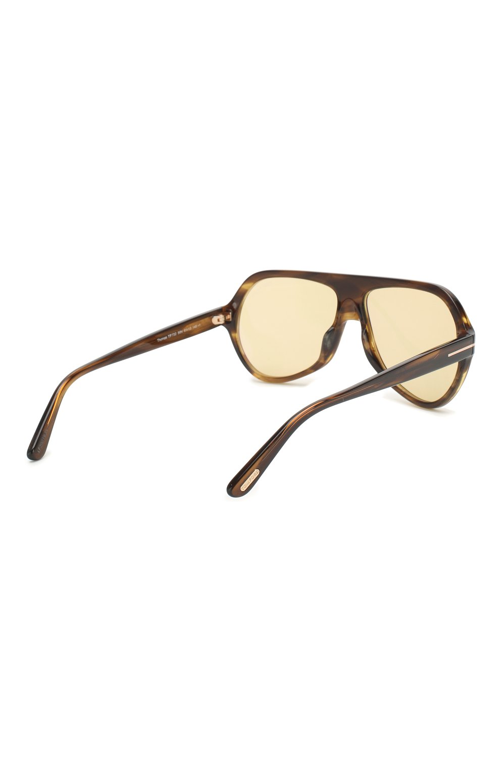 Женские солнцезащитные очки TOM FORD коричневого цвета, арт. TF732 | Фото 4 (Региональные ограничения белый список (Axapta Mercury): RU; Тип очков: С/з; Оптика Гендер: оптика-женское; Очки форма: Авиаторы)
