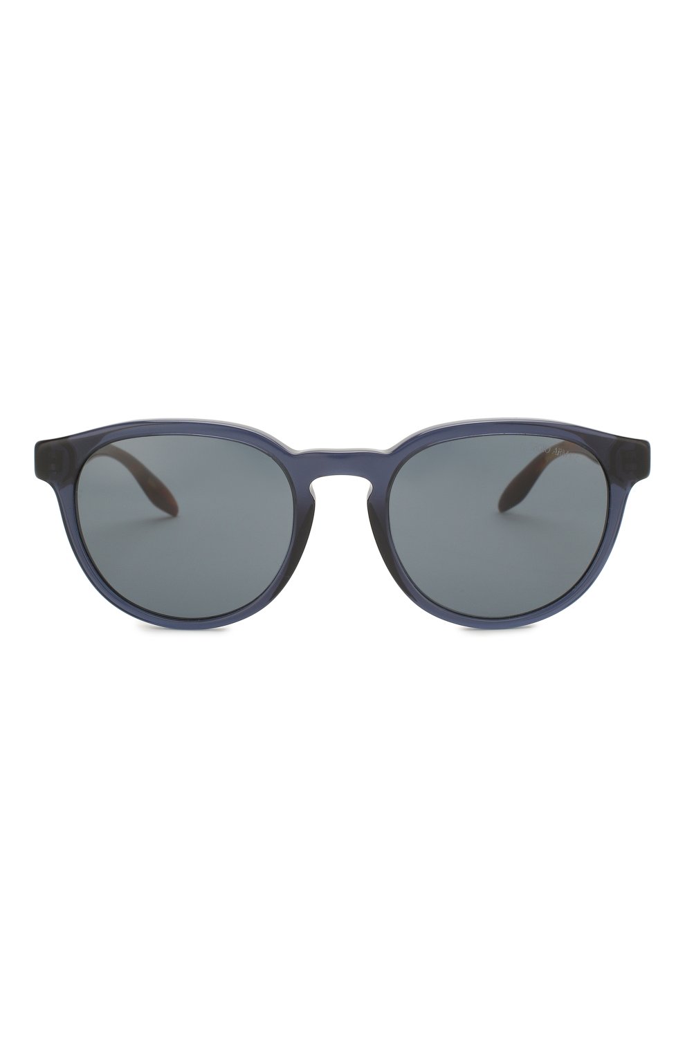 Женские солнцезащитные очки GIORGIO ARMANI синего цвета, арт. AR8115 | Фото 3 (Тип очков: С/з; Оптика Гендер: оптика-женское; Очки форма: Круглые)