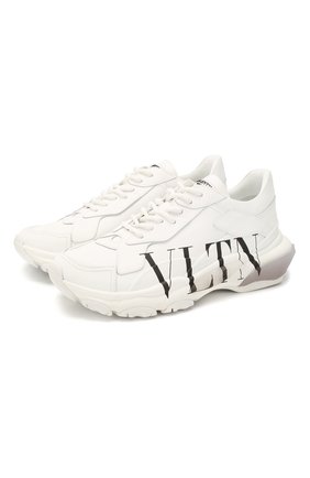 Женские кожаные кроссовки valentino garavani bounce VALENTINO белого цвета по цене 65950 руб., арт. TW2S0M53/RKW | Фото 1 Женские кожаные кроссовки valentino garavani bounce VALENTINO белого цвета, арт. TW2S0M53/RKW | Фото 1