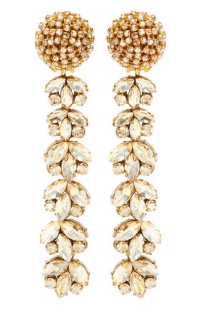 Женские клипсы OSCAR DE LA RENTA золотого цвета по цене 39150 руб., арт. R20J161CGS | Фото 1 Женские клипсы OSCAR DE LA RENTA золотого цвета, арт. R20J161CGS | Фото 1