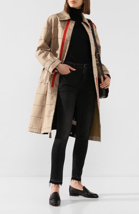 Женские кожаные пенни-лоферы SANTONI черного цвета по цене 47950 руб., арт. WUSM57616BI3SLGAN01 | Фото 2 Женские кожаные пенни-лоферы SANTONI черного цвета, арт. WUSM57616BI3SLGAN01 | Фото 2