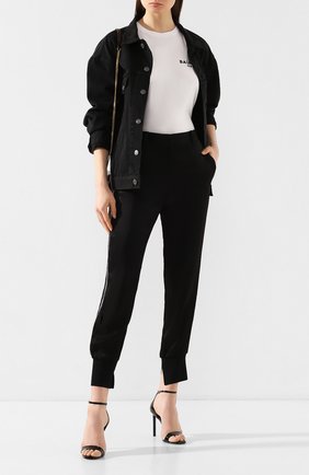 Женские джоггеры из вискозы 3.1 PHILLIP LIM черного цвета по цене 37600 руб., арт. H191-5100NVS | Фото 2 Женские джоггеры из вискозы 3.1 PHILLIP LIM черного цвета, арт. H191-5100NVS | Фото 2
