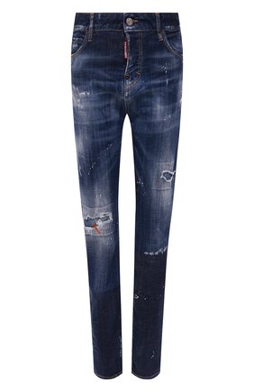 Женские джинсы DSQUARED2 синего цвета по цене 47200 руб., арт. S75LB0325/S30342 | Фото 1 Женские джинсы DSQUARED2 синего цвета, арт. S75LB0325/S30342 | Фото 1