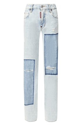 Женские джинсы DSQUARED2 голубого цвета по цене 36600 руб., арт. S75LB0287/S30309 | Фото 1 Женские джинсы DSQUARED2 голубого цвета, арт. S75LB0287/S30309 | Фото 1