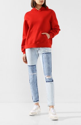 Женские джинсы DSQUARED2 голубого цвета по цене 33950 руб., арт. S75LB0286/S30309 | Фото 2 Женские джинсы DSQUARED2 голубого цвета, арт. S75LB0286/S30309 | Фото 2