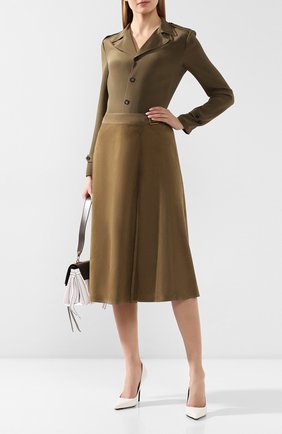 Женская шелковая рубашка RALPH LAUREN зеленого цвета по цене 179000 руб., арт. 290790672 | Фото 2 Женская шелковая рубашка RALPH LAUREN зеленого цвета, арт. 290790672 | Фото 2