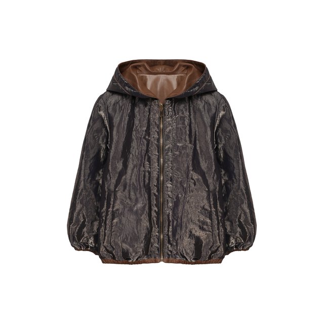 фото Двусторонняя куртка из кожи brunello cucinelli