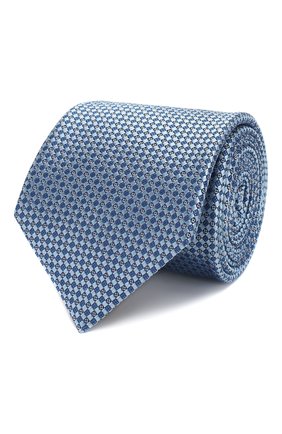 Мужской шелковый галстук CANALI голубого цвета по цене 9575 руб., арт. 18/HJ02615 | Фото 1 Мужской шелковый галстук CANALI голубого цвета, арт. 18/HJ02615 | Фото 1