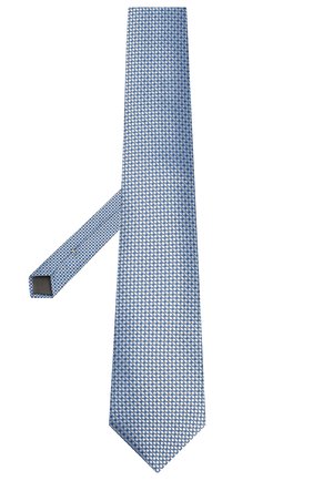 Мужской шелковый галстук CANALI голубого цвета по цене 9575 руб., арт. 18/HJ02615 | Фото 2 Мужской шелковый галстук CANALI голубого цвета, арт. 18/HJ02615 | Фото 2
