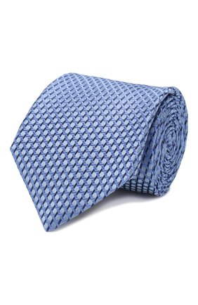 Мужской шелковый галстук CANALI голубого цвета по цене 9575 руб., арт. 18/HJ02610 | Фото 1 Мужской шелковый галстук CANALI голубого цвета, арт. 18/HJ02610 | Фото 1