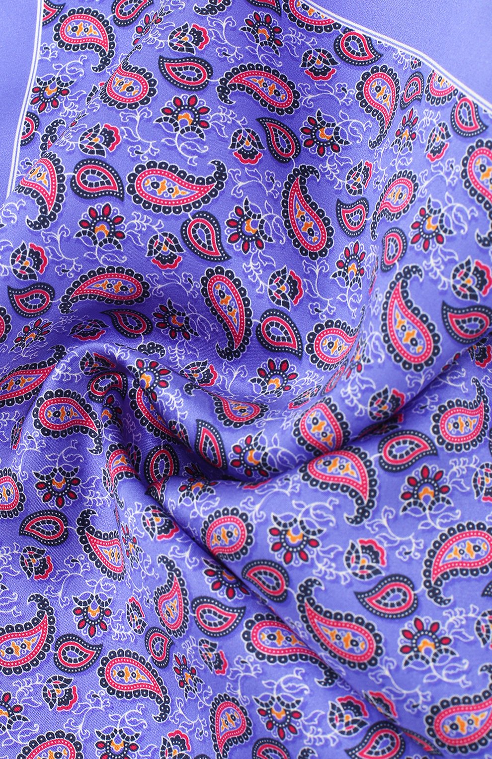 Мужской шелковый платок CANALI сиреневого цвета по цене 6300 руб., арт. 03/HS02761 | Фото 2 Мужской шелковый платок CANALI сиреневого цвета, арт. 03/HS02761 | Фото 2