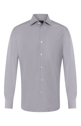Мужская хлопковая сорочка ERMENEGILDO ZEGNA коричневого цвета по цене 27350 руб., арт. 701012/9MS0BA | Фото 1 Мужская хлопковая сорочка ERMENEGILDO ZEGNA коричневого цвета, арт. 701012/9MS0BA | Фото 1