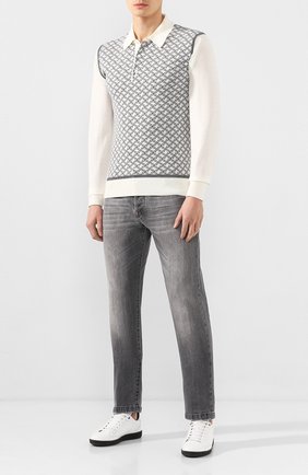 Мужские джинсы KITON серого цвета по цене 88150 руб., арт. UPNJS/J07S11 | Фото 2 Мужские джинсы KITON серого цвета, арт. UPNJS/J07S11 | Фото 2