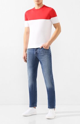 Мужские текстильные кроссовки KITON белого цвета по цене 45200 руб., арт. USSFITSN00609 | Фото 2 Мужские текстильные кроссовки KITON белого цвета, арт. USSFITSN00609 | Фото 2