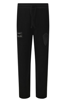 Мужской хлопковые брюки MARCELO BURLON черного цвета по цене 34200 руб., арт. CMCH022R20FLE002 | Фото 1 Мужской хлопковые брюки MARCELO BURLON черного цвета, арт. CMCH022R20FLE002 | Фото 1