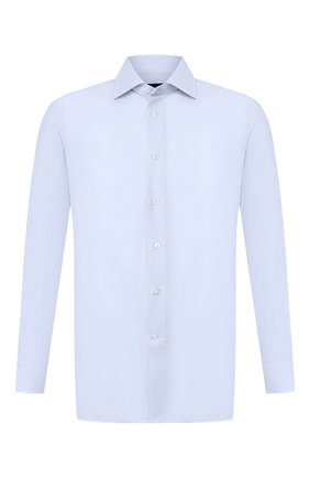 Мужская хлопковая сорочка ERMENEGILDO ZEGNA голубого цвета по цене 29650 руб., арт. 701030/9RS0GS | Фото 1 Мужская хлопковая сорочка ERMENEGILDO ZEGNA голубого цвета, арт. 701030/9RS0GS | Фото 1