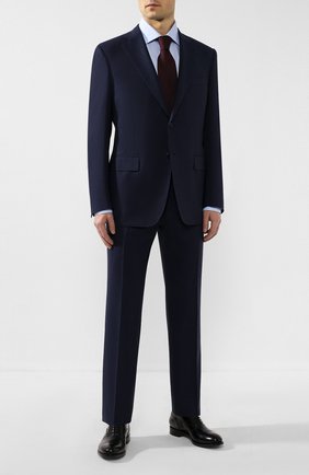 Мужская хлопковая сорочка ERMENEGILDO ZEGNA голубого цвета по цене 29650 руб., арт. 701030/9RS0GS | Фото 2 Мужская хлопковая сорочка ERMENEGILDO ZEGNA голубого цвета, арт. 701030/9RS0GS | Фото 2