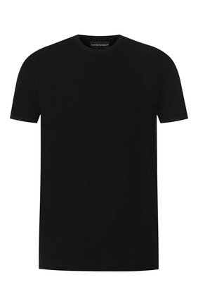 Мужская хлопковая футболка EMPORIO ARMANI черного цвета по цене 11700 руб., арт. 3H1T87/1JEPZ | Фото 1 Мужская хлопковая футболка EMPORIO ARMANI черного цвета, арт. 3H1T87/1JEPZ | Фото 1