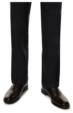 Мужские кожаные оксфорды H`D`S`N BARACCO темно-коричневого цвета, арт. 70302.3* | Фото 3 (Материал внутренний: Натуральная кожа; Стили: Классический; Статус проверки: Проверена категория)