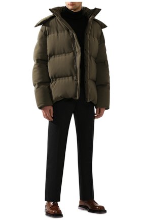 Мужской кашемировые брюки BOTTEGA VENETA темно-серого цвета по цене 124500 руб., арт. 598457/VKH90 | Фото 2 Мужской кашемировые брюки BOTTEGA VENETA темно-серого цвета, арт. 598457/VKH90 | Фото 2