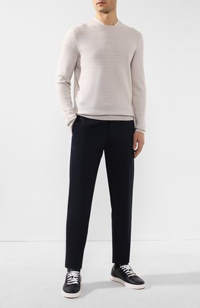 Мужской хлопковые брюки RALPH LAUREN темно-синего цвета по цене 39600 руб., арт. 798789668 | Фото 2 Мужской хлопковые брюки RALPH LAUREN темно-синего цвета, арт. 798789668 | Фото 2
