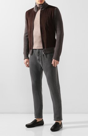 Мужские кожаные мокасины TOD’S черного цвета по цене 29950 руб., арт. XXM0LR00011D90 | Фото 2 Мужские кожаные мокасины TOD’S черного цвета, арт. XXM0LR00011D90 | Фото 2