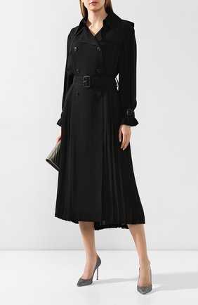 Женская туфли romy 100 JIMMY CHOO серого цвета по цене 45400 руб., арт. R0MY 100/LAG | Фото 2 Женская туфли romy 100 JIMMY CHOO серого цвета, арт. R0MY 100/LAG | Фото 2