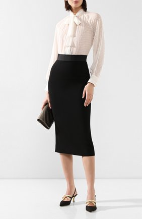 Женская текстильные туфли lori DOLCE & GABBANA черного цвета по цене 63550 руб., арт. CG0373/AJ696 | Фото 2 Женская текстильные туфли lori DOLCE & GABBANA черного цвета, арт. CG0373/AJ696 | Фото 2
