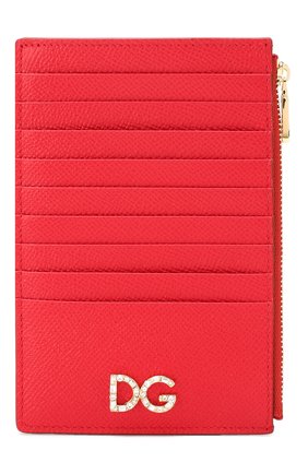 Женский кожаный футляр для кредитных карт DOLCE & GABBANA красного цвета по цене 18050 руб., арт. BI1390/AU771 | Фото 1 Женский кожаный футляр для кредитных карт DOLCE & GABBANA красного цвета, арт. BI1390/AU771 | Фото 1