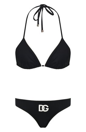 Женский раздельный купальник DOLCE & GABBANA черного цвета по цене 37500 руб., арт. 08A71J/FUGA2 | Фото 1 Женский раздельный купальник DOLCE & GABBANA черного цвета, арт. 08A71J/FUGA2 | Фото 1