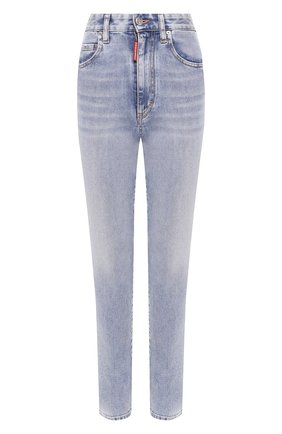 Женские джинсы DSQUARED2 голубого цвета по цене 29950 руб., арт. S75LB0300/S30595 | Фото 1 Женские джинсы DSQUARED2 голубого цвета, арт. S75LB0300/S30595 | Фото 1