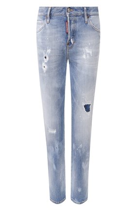 Женские джинсы DSQUARED2 голубого цвета по цене 49550 руб., арт. S75LB0283/S30662 | Фото 1 Женские джинсы DSQUARED2 голубого цвета, арт. S75LB0283/S30662 | Фото 1